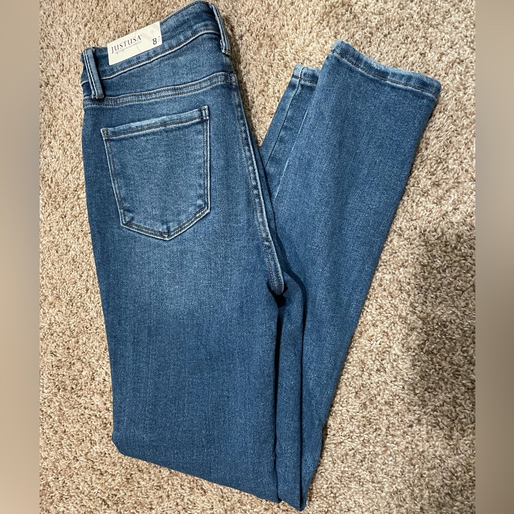 Just USA Perfect Vision Medium Wash Jeans - Size 8